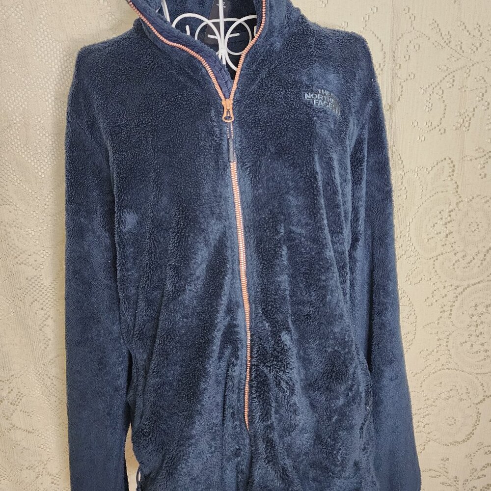 Navy northface fleece jacket
